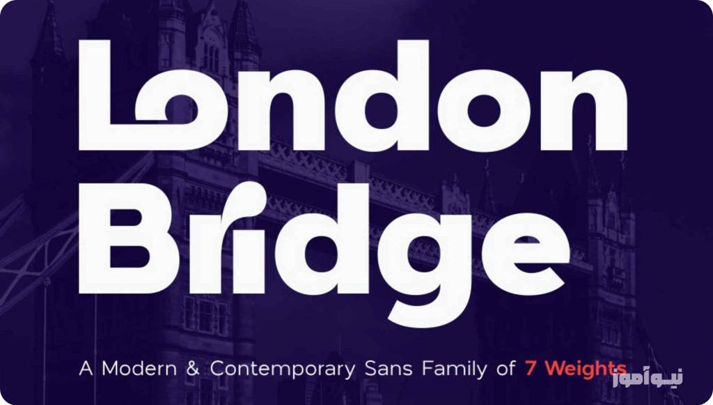  فونت انگلیسی London Bridge
